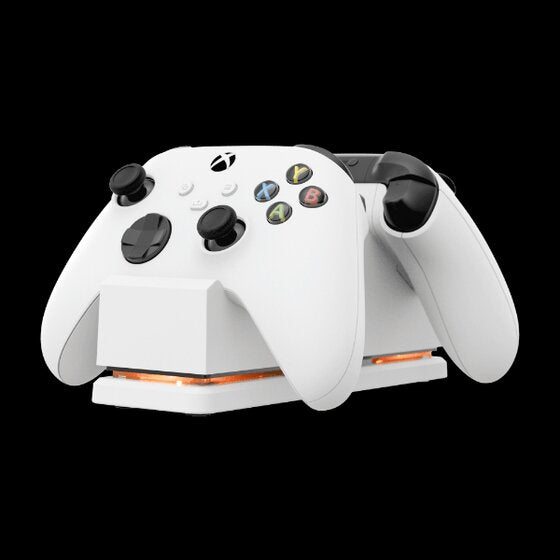 Dual Charging Station for Xbox Series X|S - White w/ Black Base