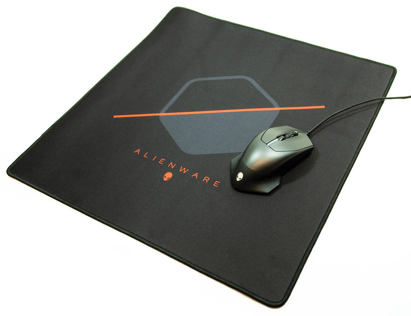 Alienware Gaming Red Slice L Mouse Pad - 18" x 18"