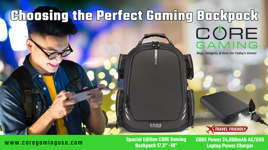 Choosing the Perfect Gaming Backpack for Fall Travels CORE Gaming