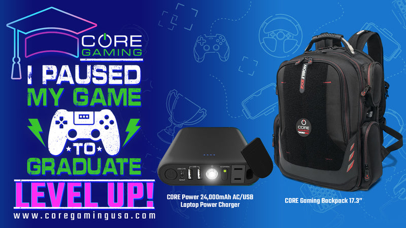CORE Gaming - Backpacks, Duffels, Mobile Power, and More for Recent Graduates