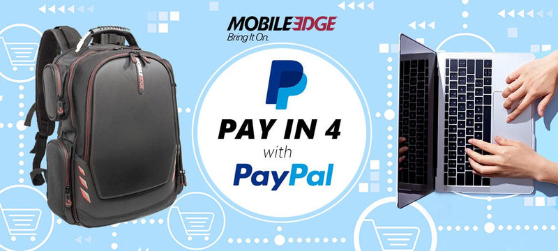 Mobile Edge Makes It Easier than Ever to Protect Your Tech With PayPal’s Pay In 4