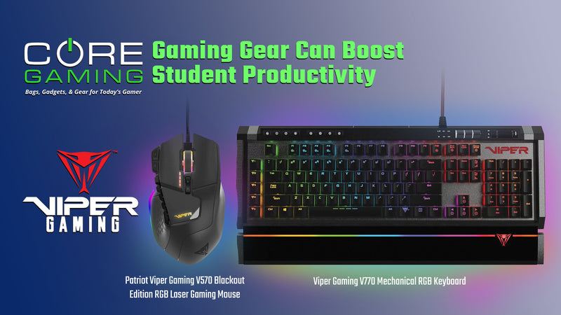 Student Gamers Back to School: Keyboards, Headsets, Mice - CORE Gaming