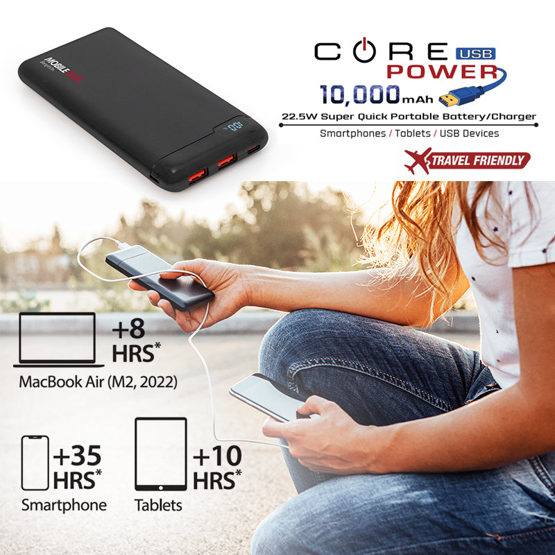 CORE Power 10,000mAh USB Power Charger