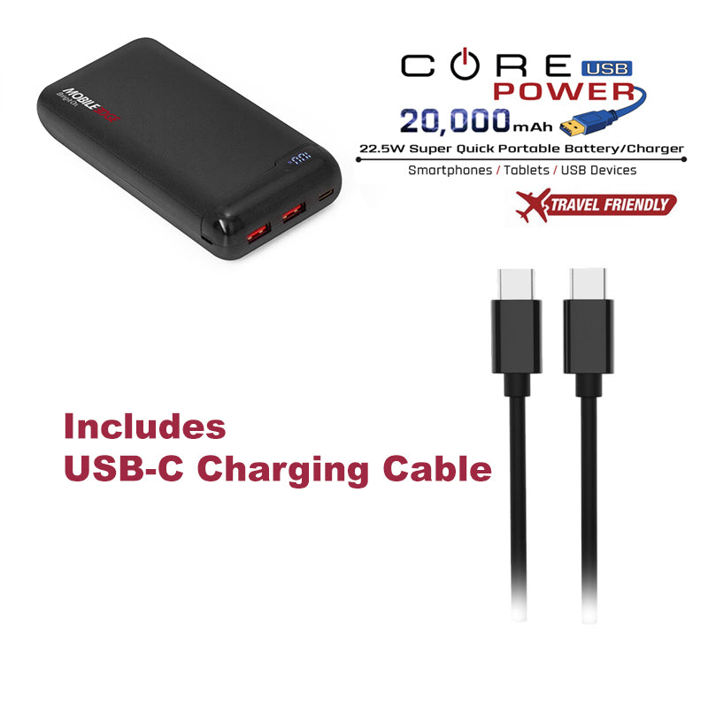 CORE Power 20,000mAh USB Power Charger