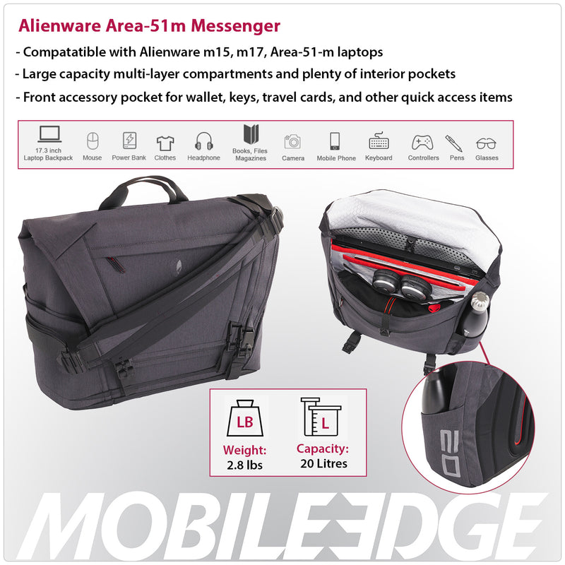 Alienware Area-51m 17" Messenger Bag